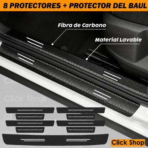 8 PROTECTORES +1 BAUL