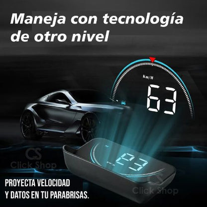 Proyector velocimetro digital