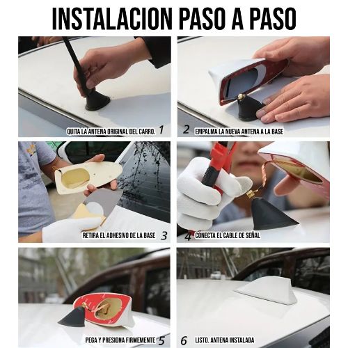 ANTENA TIBURÓN PARA CARRO