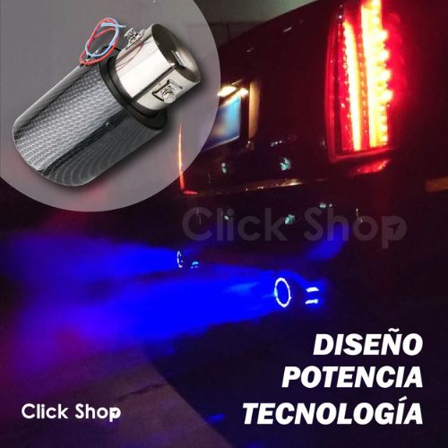 TUBO DE ESCAPE CON SILENCIADOR DE LUZ