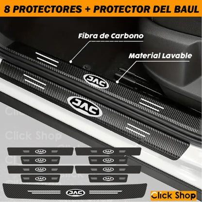 8 PROTECTORES +1 BAUL