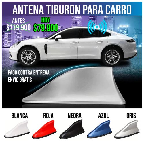 ANTENA TIBURÓN PARA CARRO