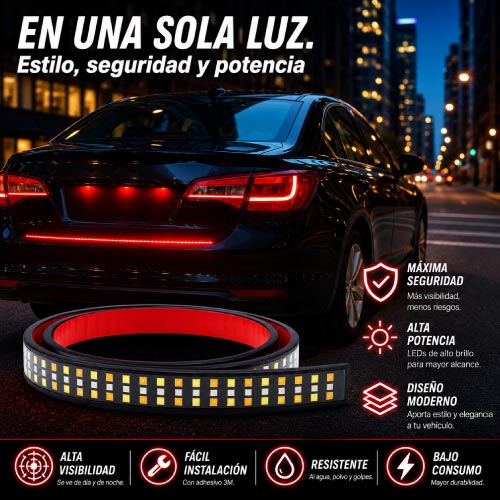 LUZ LED TRASERA PUNTOS 12V
