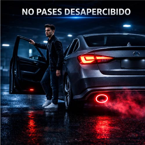 TUBO DE ESCAPE CON SILENCIADOR DE LUZ
