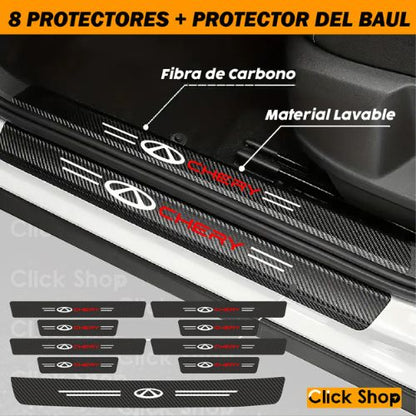 8 PROTECTORES +1 BAUL