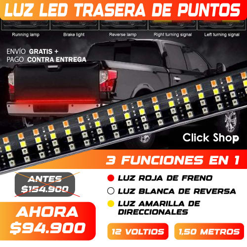 LUZ LED TRASERA PUNTOS 12V
